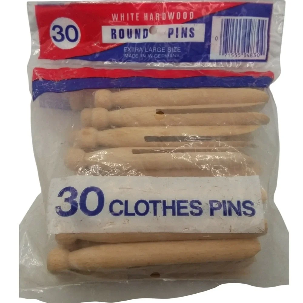 VTG Clothespins 26 Pins 4.5